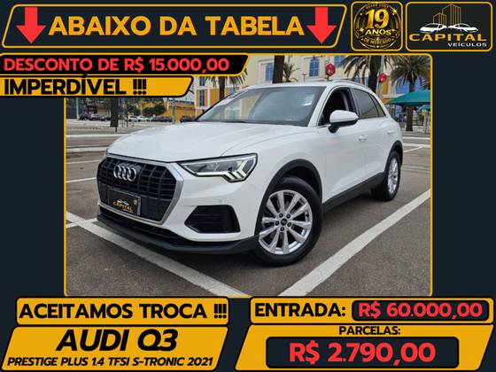 AUDI Q3 1.4 35 TFSI GASOLINA PRESTIGE PLUS S TRONIC